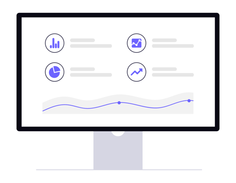 Illustration representing data points and measurement, reflecting the blog's focus on turning outcomes into meaningful indicators.